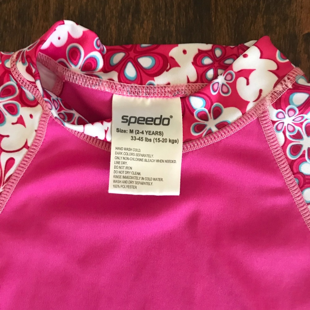 Girls Speedo Rash Guard - Picture 3 of 4